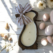 Crazy Busy Mama Exclusive Tropical Sunrise Scented Wooden Easter Bunny Dough Bowl Candle