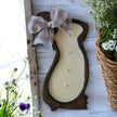 Crazy Busy Mama Exclusive Tropical Sunrise Scented Wooden Easter Bunny Dough Bowl Candle