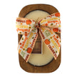 Mahogany Teakwood Scented Dough Bowl Candle