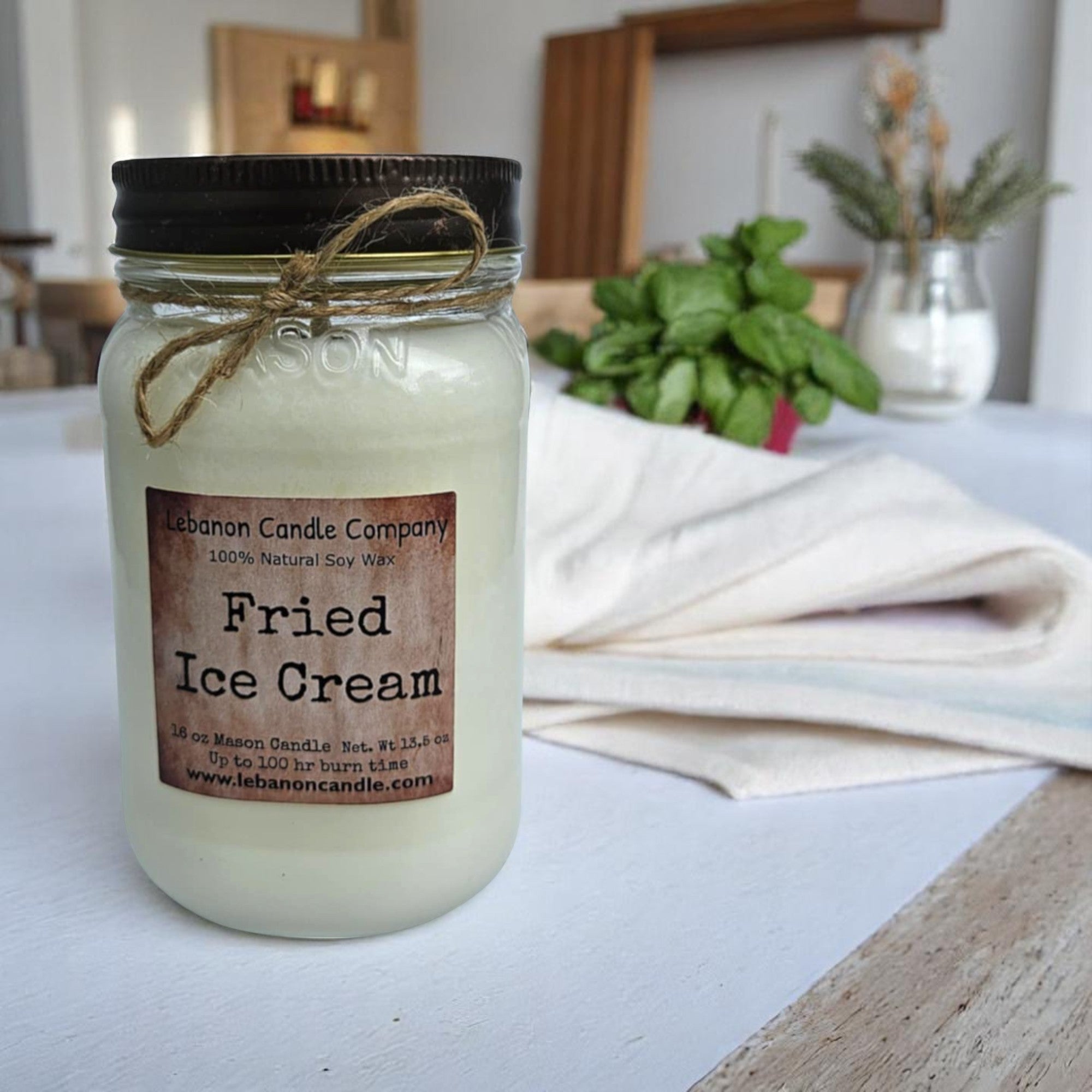Fried Ice Cream Candle