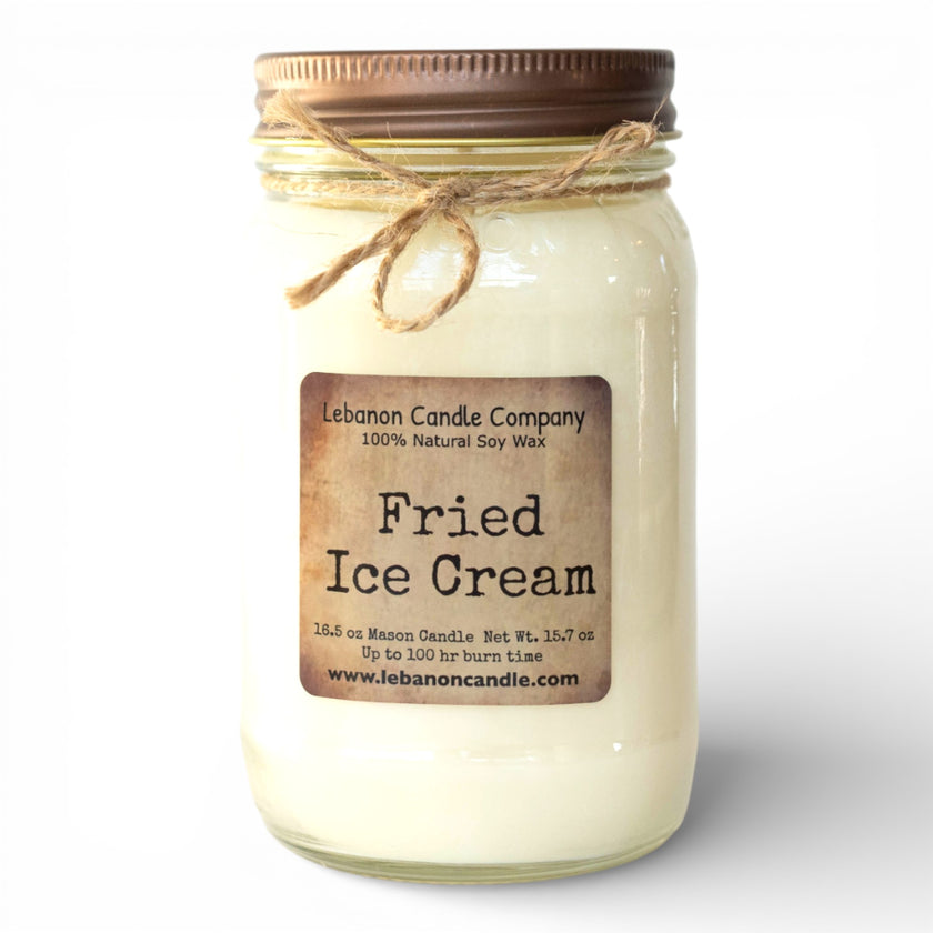 Fried Ice Cream candle (standard packaging).