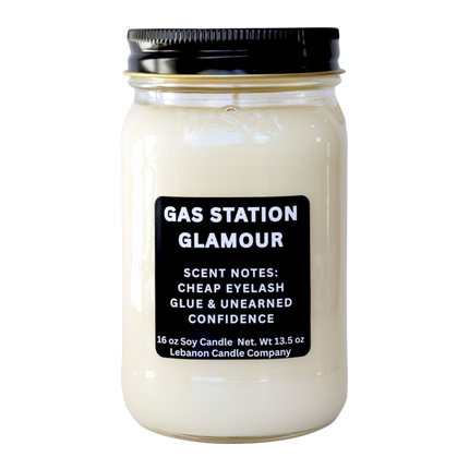 Gas Station Glamour Funny Candle