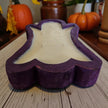 Ghost Wooden Dough Bowl Candle