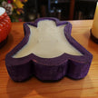 Ghost Wooden Dough Bowl Candle