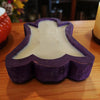 Ghost Wooden Dough Bowl Candle
