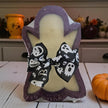 Ghost Wooden Dough Bowl Candle