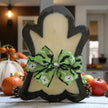 Ghost Wooden Dough Bowl Candle
