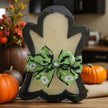 Ghost Wooden Dough Bowl Candle