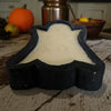 Ghost Wooden Dough Bowl Candle