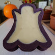 Ghost Wooden Dough Bowl Candle