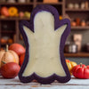 Ghost Wooden Dough Bowl Candle