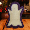 Ghost Wooden Dough Bowl Candle