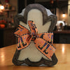 Ghost Wooden Dough Bowl Candle