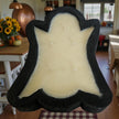 Ghost Wooden Dough Bowl Candle