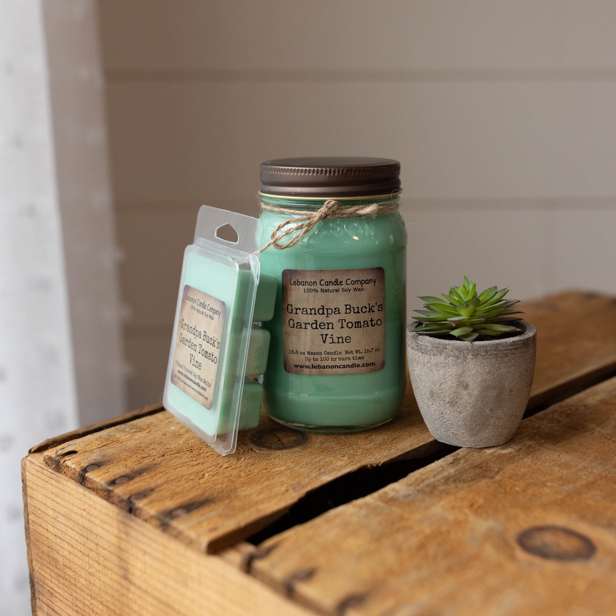 Grandpa Buck's Garden Tomato Vine Candle