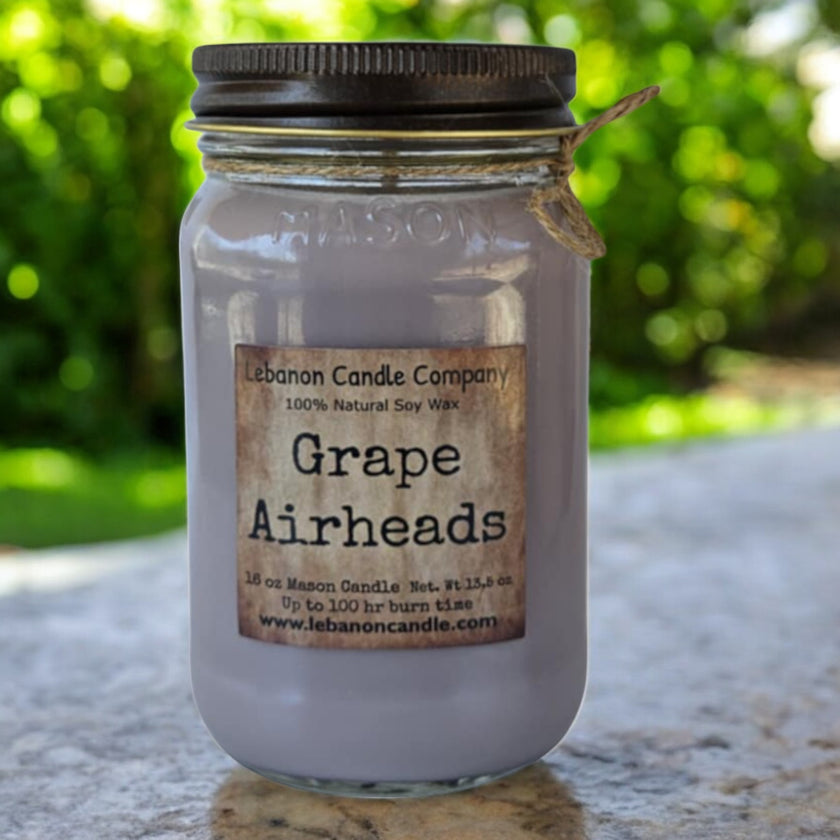 Grape Airheads Candle