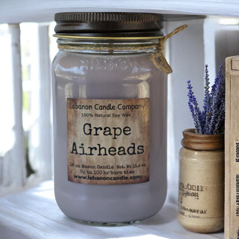 Grape Airheads Candle