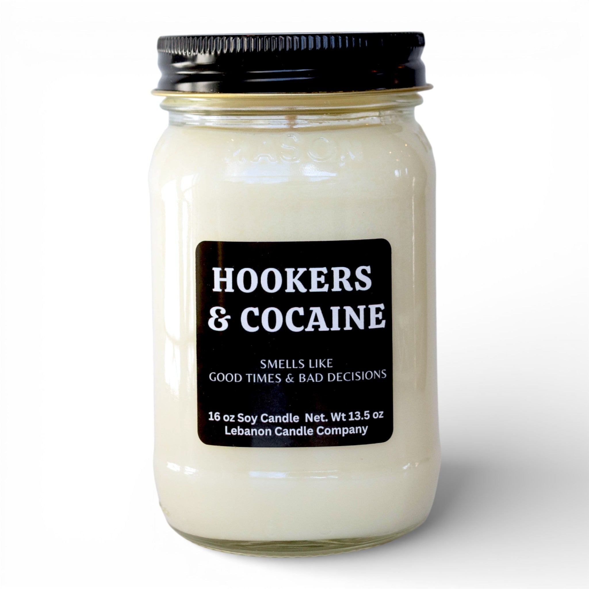 Hookers & Cocaine Funny Candle