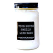 Your House Smells Like Cats Funny Candle