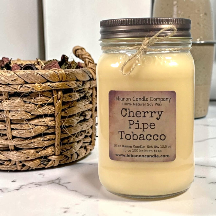 Cherry Pipe Tobacco Candle