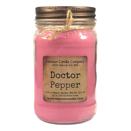 Doctor Pepper Candle