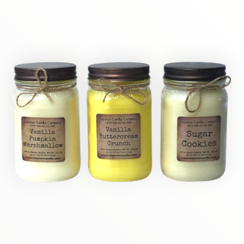 Vanilla Lovers Candle Set