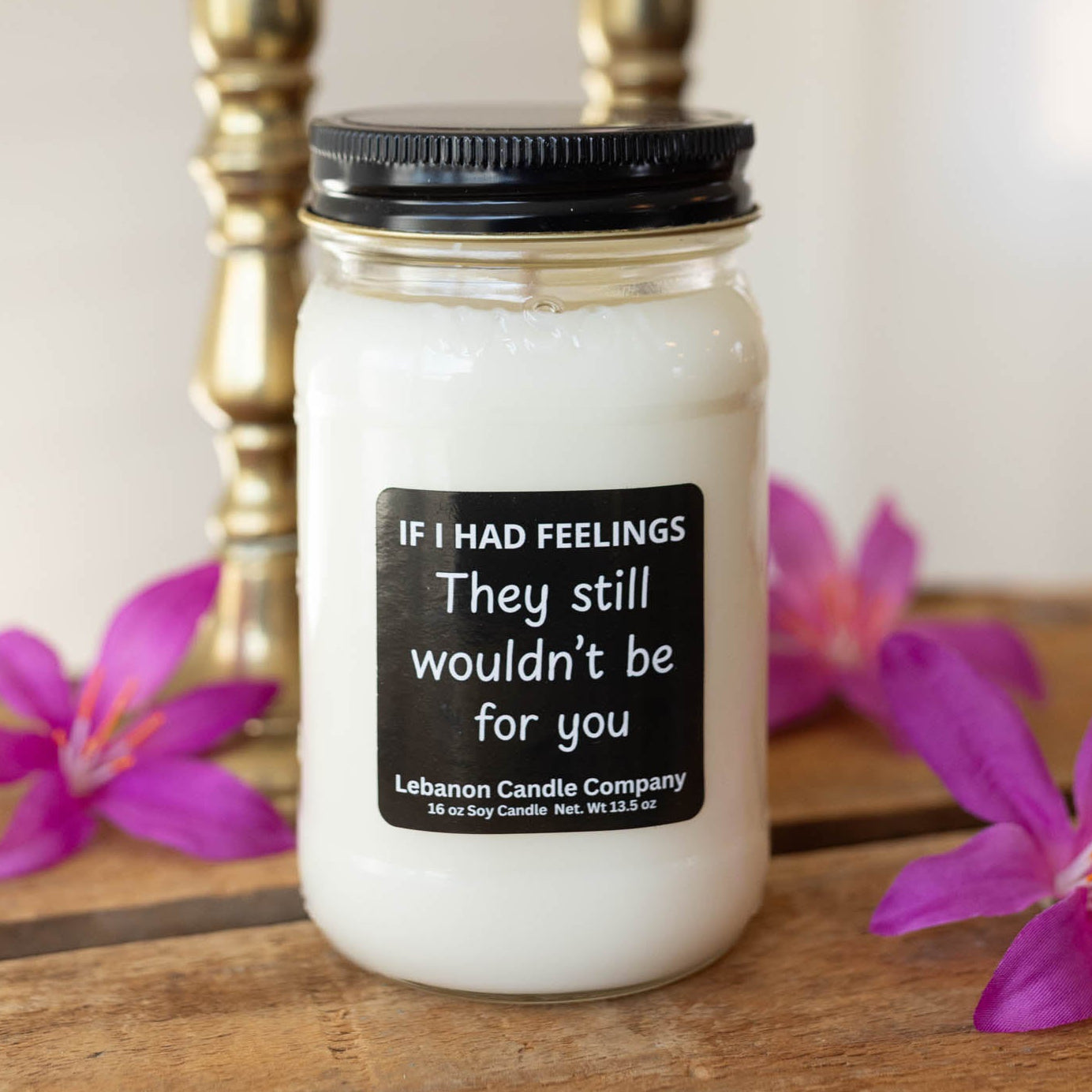 If I Had Feelings Funny Candle
