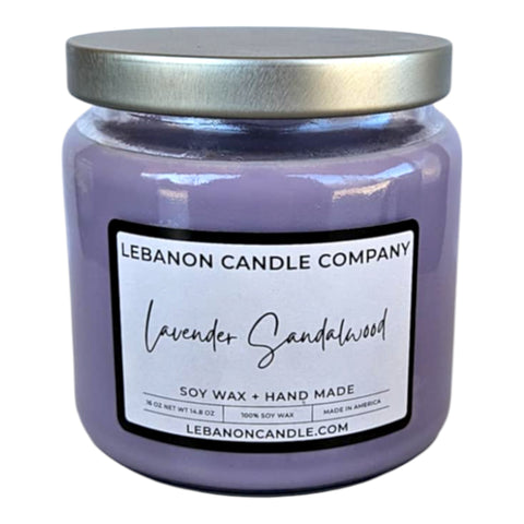 Lavender Sandalwood Double Wick Candle