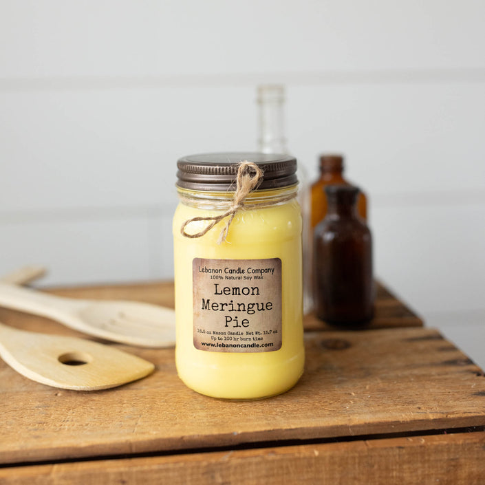 Lemon Meringue Pie Candle