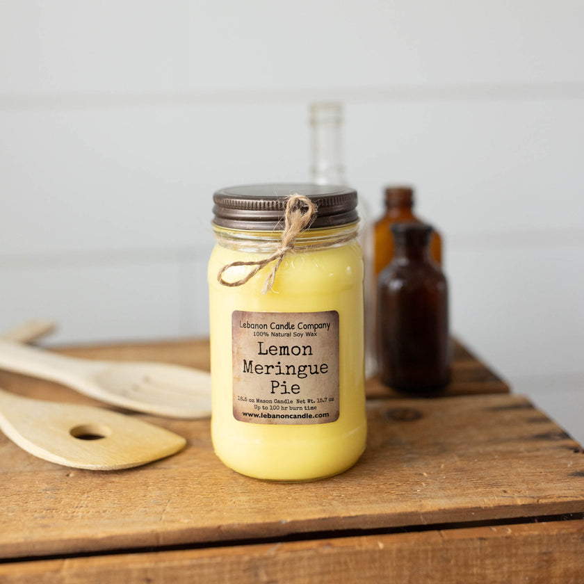 Lemon Meringue Pie Candle