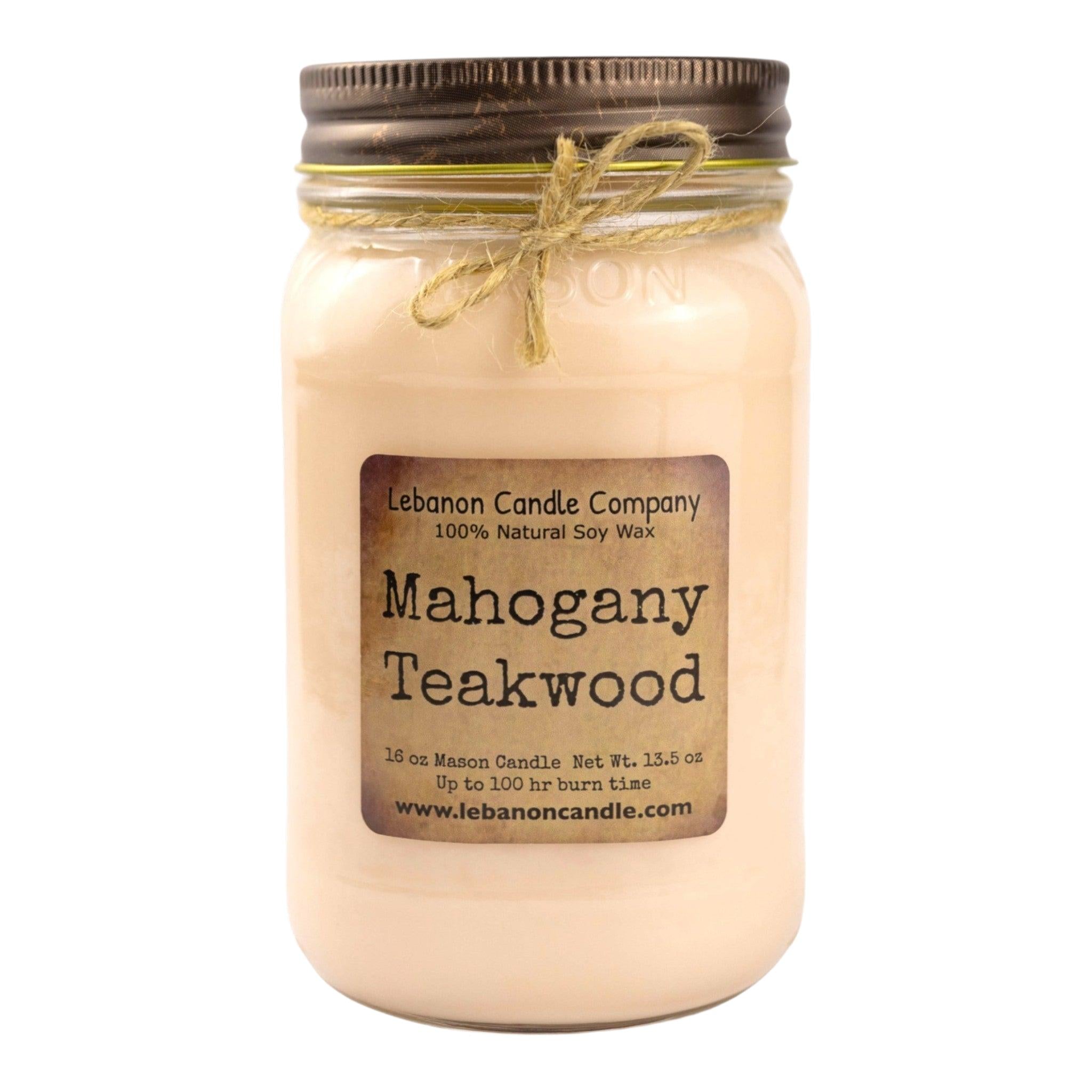Mahogany Teakwood Candle