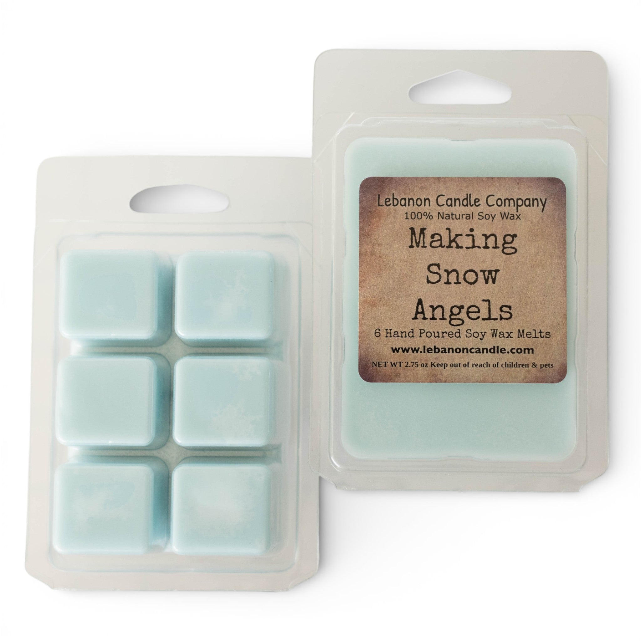 Making Snow Angels Wax Melt