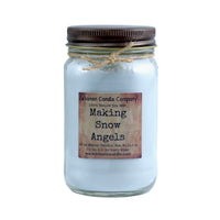 Making Snow Angels Candle