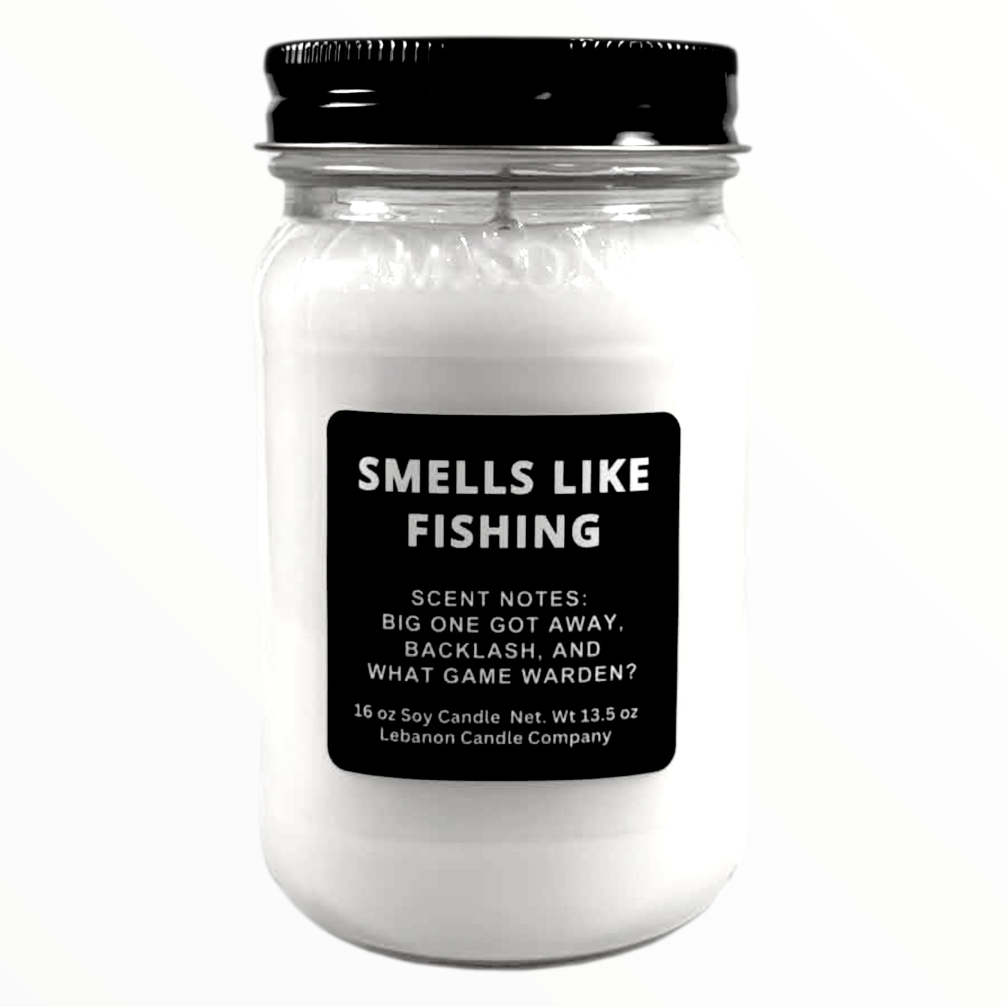 Smells Like Fishing Funny Candle