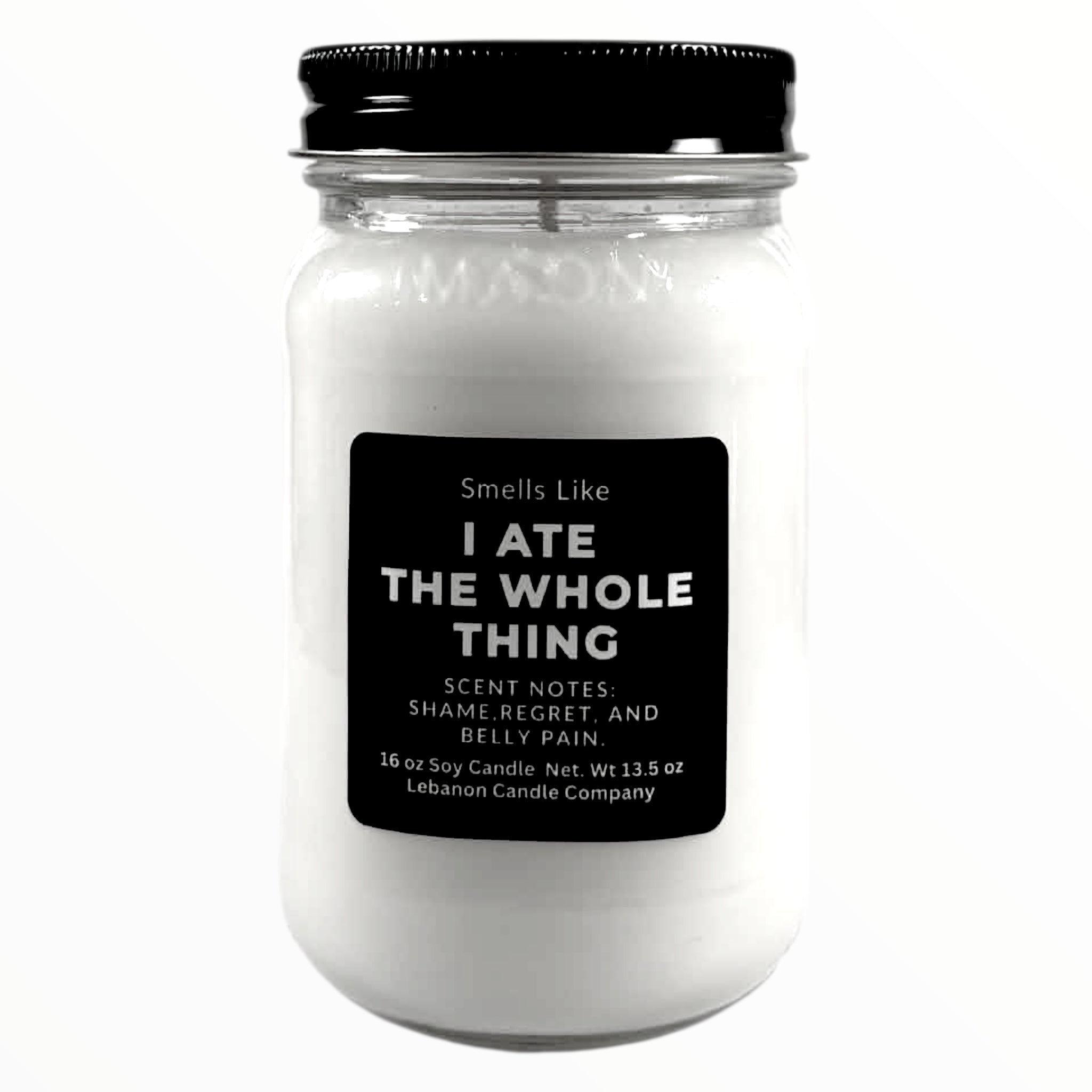 I Ate The Whole Thing Funny Candle