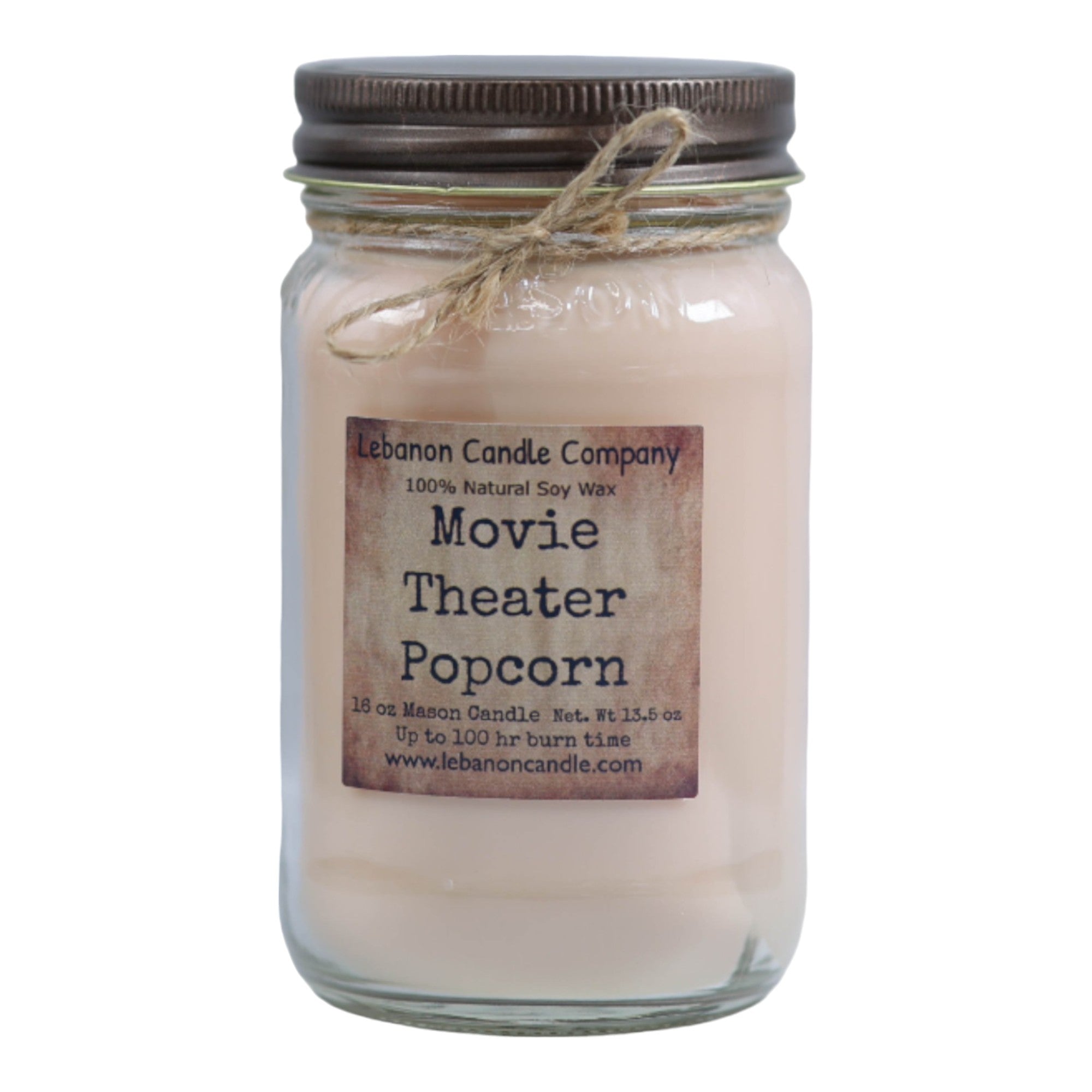 Movie Theater Popcorn candle (standard packaging).