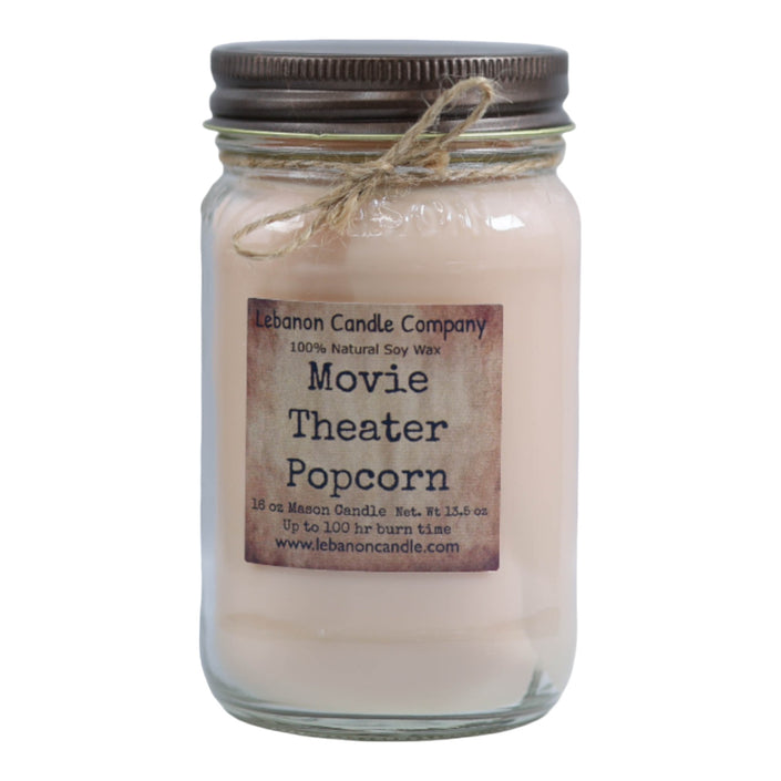 Movie Theater Popcorn Candle