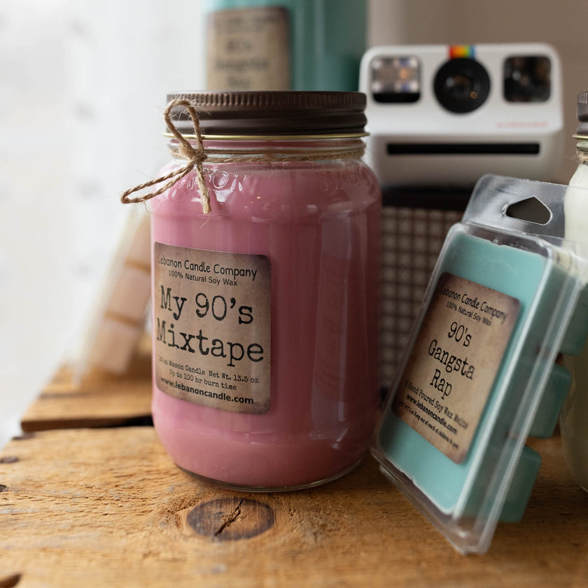 My 90's Mixtape Candle