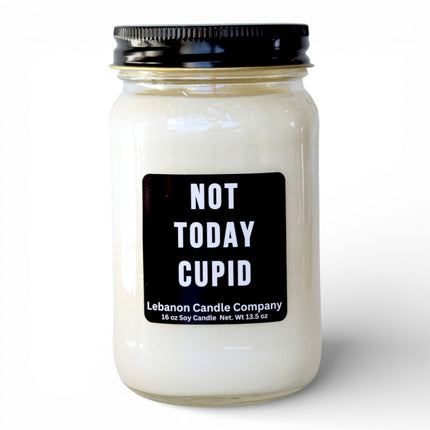 Not Today Cupid Funny Candle