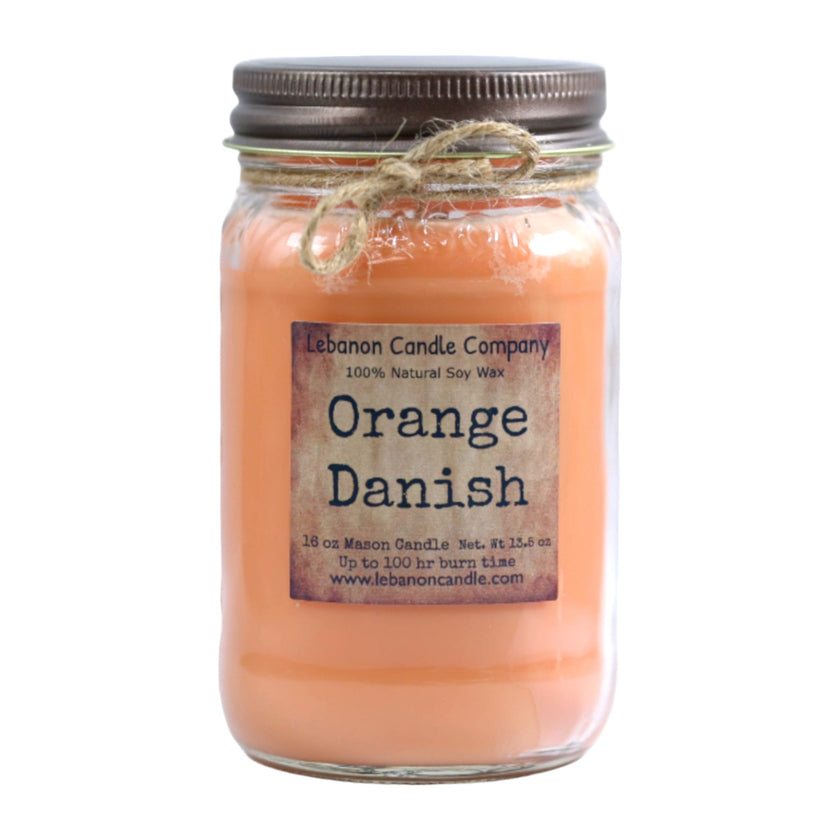 Orange Danish Candle