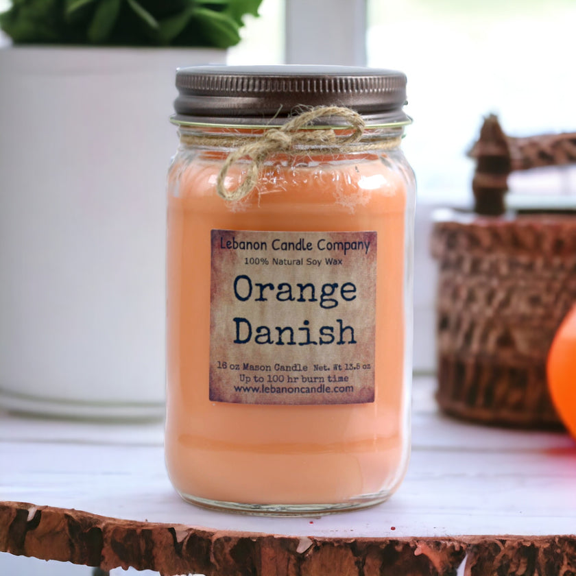 Orange Danish Candle
