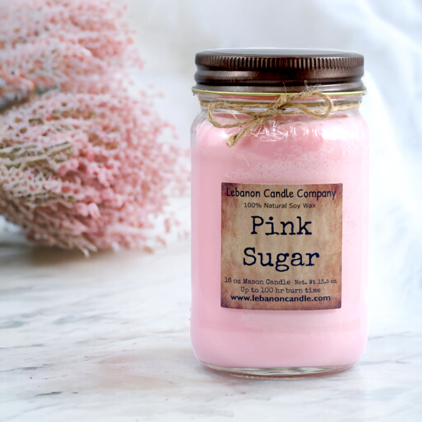 Pink Sugar Candle