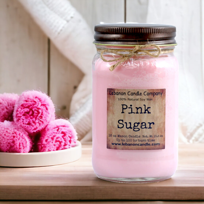 Pink Sugar Candle