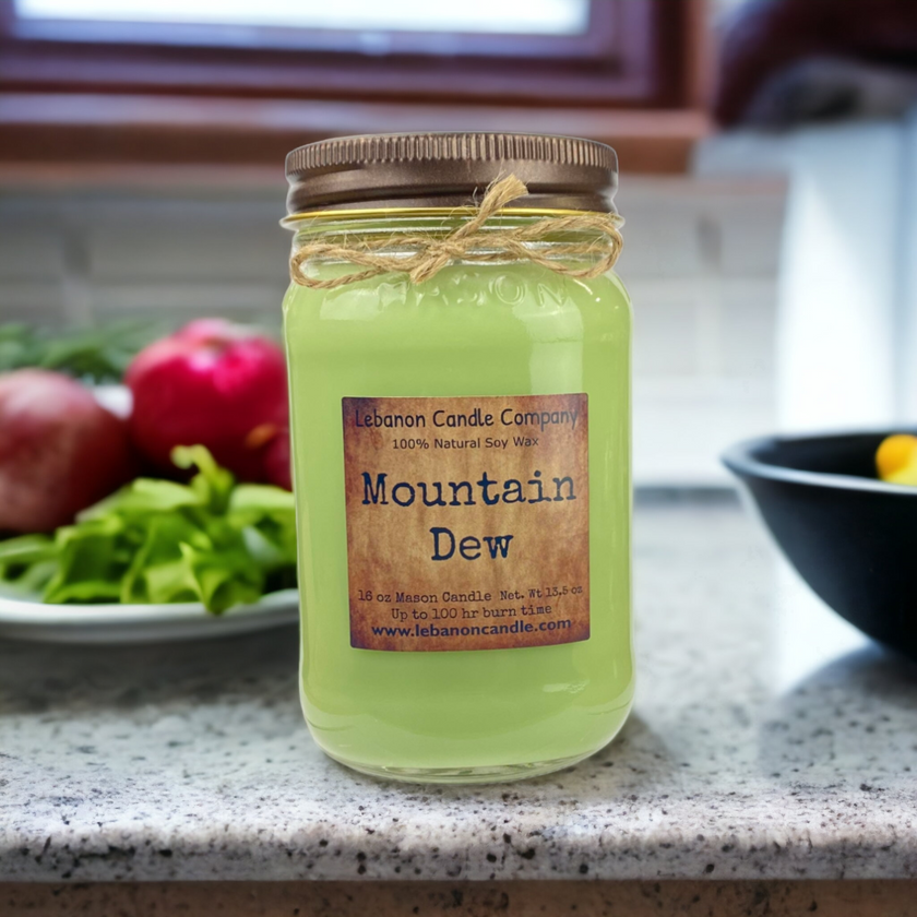 Mountain Dew Candle