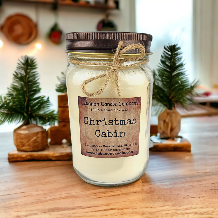 Christmas Cabin Candle