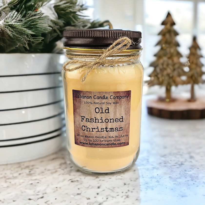 Old Fashioned Christmas Candle