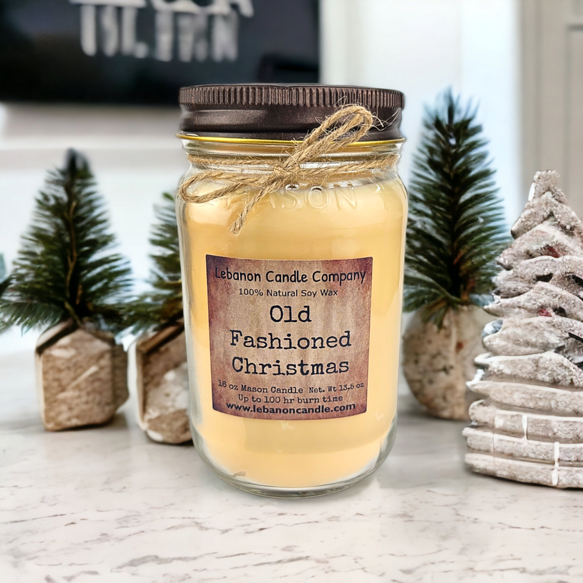 Old Fashioned Christmas Candle