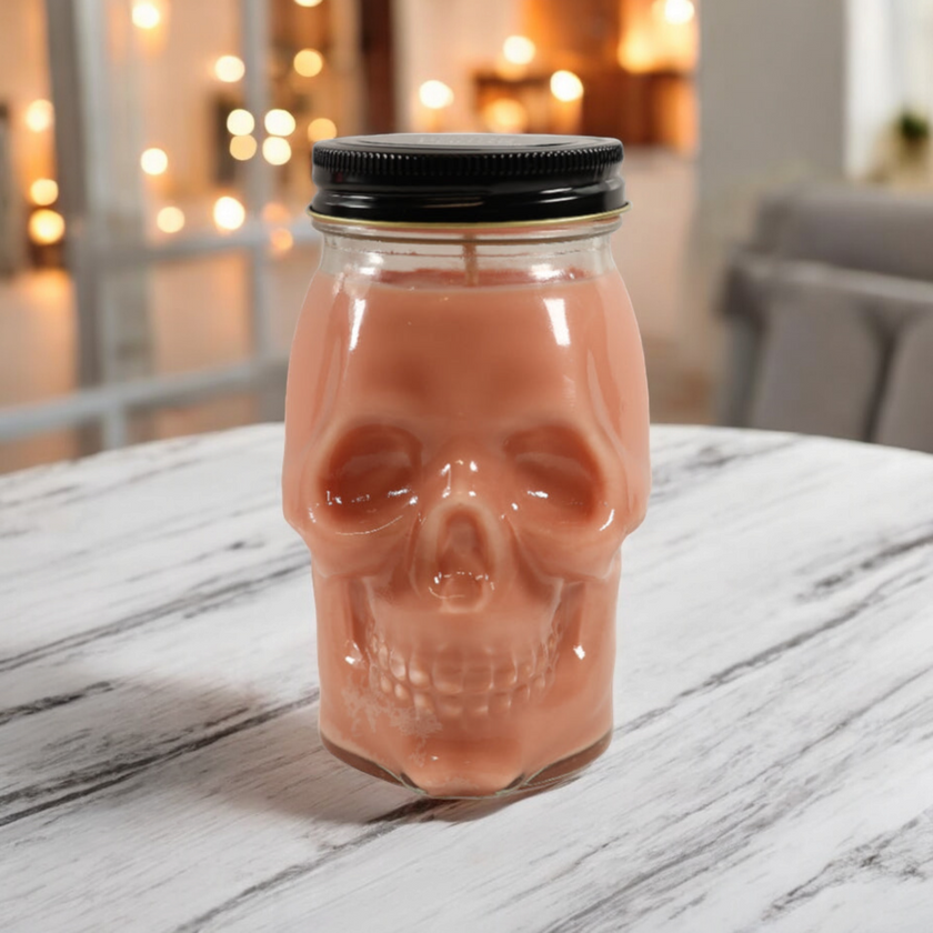 Hocus Pocus Scented Skull Candle