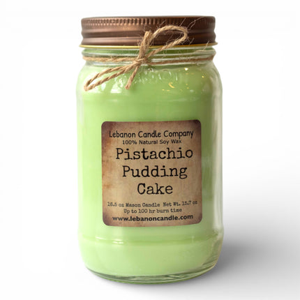 Pistachio Pudding Cake Candle