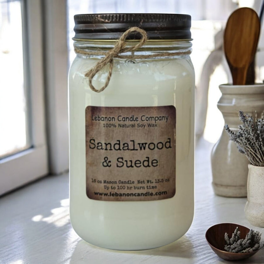 Sandalwood & Suede Candle